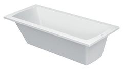 Duravit 700027000000090 Daro 66-7/8 x 29-1/2 in. Soaker Drop-In Bathtub with Reversible Drain