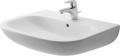 Duravit 23106500002 D-Code 25-1/2 x 19-5/8 in. Oval Wall Mount Bathroom Sink in White