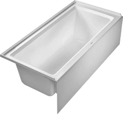 Duravit 700408000000090 Architec 66 in. x 32 in. Soaker Alcove Bathtub with Left Drain in White