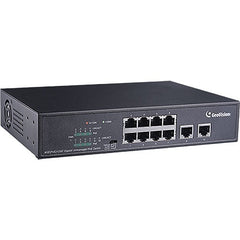 GeoVision GV-APOE0810 10-Port 10/100/1000M Unmanaged PoE Switch with 8-Port PoE