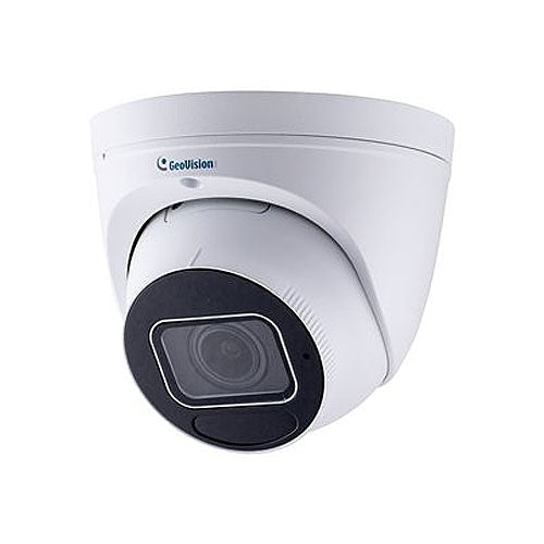 GeoVision GV-EBD8813 8MP H.265 Super Low Lux WDR Pro IR Turret IP Dome Camera 2.8-12mm Motorized Lens