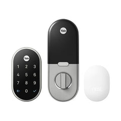 Google RB-YRD540-WV-619 Yale Lock with Nest Connect, Satin Nickel