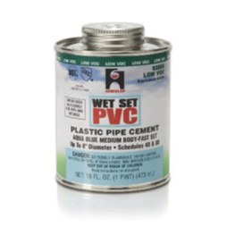 Hercules 60255 Cement Slvt PVC 16oz Bl Slvt 4 to 5min