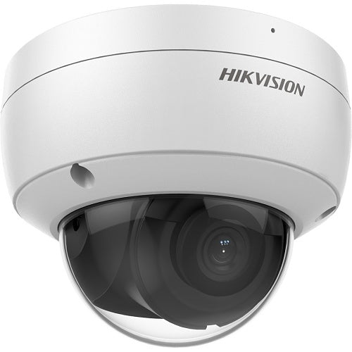 Hikvision DS-2CD2183G2-IU Value Series AcuSense 8MP Outdoor IR Dome IP Camera with Built-in Microphone, 2.8mm Fixed Lens, Black