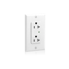 Leviton 5380-W Decora Plus Duplex Receptacle Surge with Indicator Light 20 Amp 125 Volt