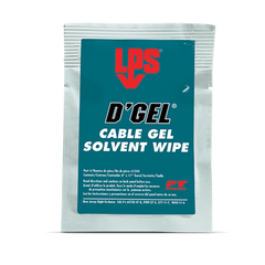 LPS 61244 1 Wipe Colorless Cable Gel Solvent