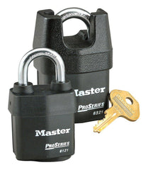 Master Lock 6327 Tumbler Padlock Proseries Keyed Different 5-Pin Cylinder 2-5/8 Width