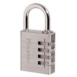 Master Lock 643D Combination Padlock, Numeric, Resettable, 1-9/16 Width, 7/8 Shackle Clearance