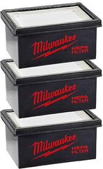 Milwaukee 49-90-2306 HAMMERVAC 3-Pack HEPA Filters