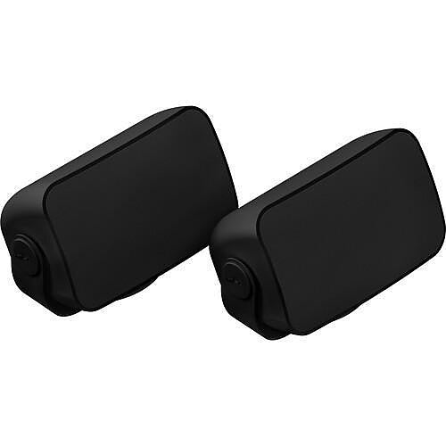 SONOS OUTDRWW1BLK 6-1/2 Architectural Passive 2-Way Outdoor Speakers, Pair, Black