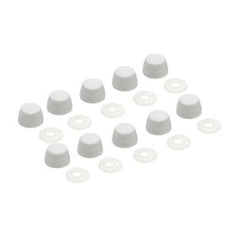 Toto THU098#01 Bolt Cap Kit 20 Piece Cotton for All Toilets Except Mercer and Piedmont Bidet and Toilet