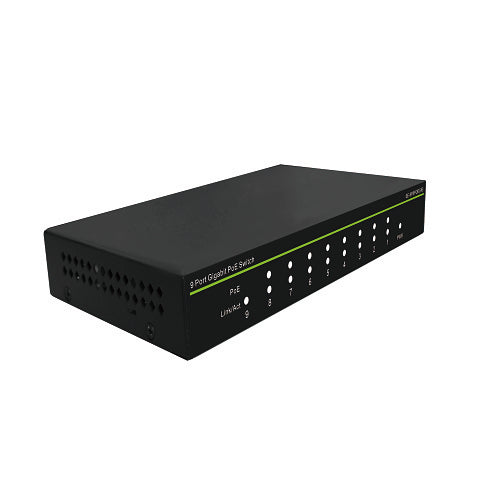 UltraTech 0E-9P8POEGIG 9-Port Gigabit PoE Switch (8-Port PoE + 1 Port Uplink) 0E-9P8POEGIG