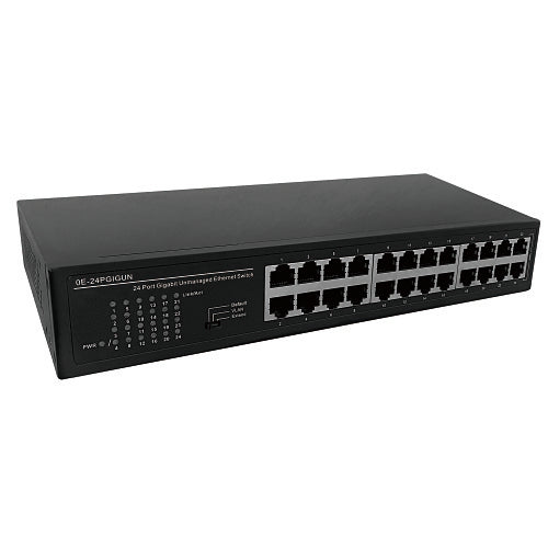 UltraTech 0E-24PGIGUN 24-Port Gigabit Unmanaged Ethernet Switch