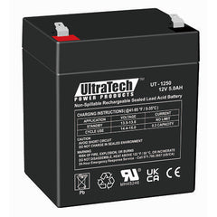 UltraTech IM-1250F2 12V 5Ah SLA Battery F2 Terminal