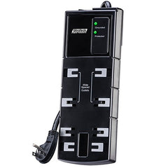 UltraTech 0E-SRGEWDPLG 8-Outlet Surge Protector 4 Wide-spaced Outlets 4 Standard-spaced Outlets