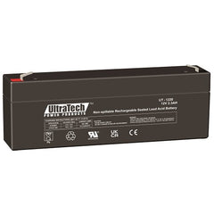 UltraTech IM-1220F1 12V, 2.5Ah SLA Battery, F1 Terminal