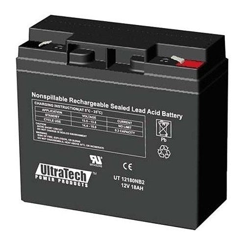 UltraTech IM-12180 UltraTech IM-12180 12V 18Ah SLA Battery F2 Terminal