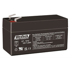 UltraTech IM-1212F1 12V, 1.2Ah SLA Battery, F1 Terminal