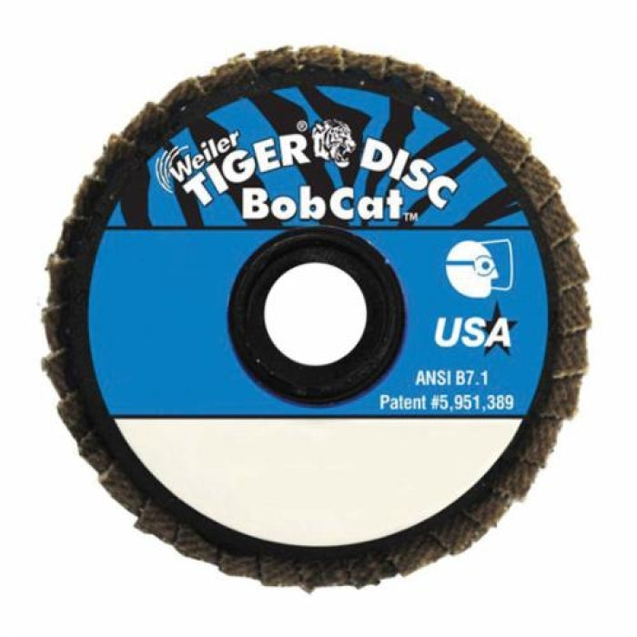 Weiler 50924 BobCat Flap Disc 60 Grit 2 in Diameter