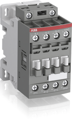 ABB AF12-30-10-11 24 to 60VAC 20 to 60VDC 28Amp 1NO 3-Pole Non-Reversing Contactor