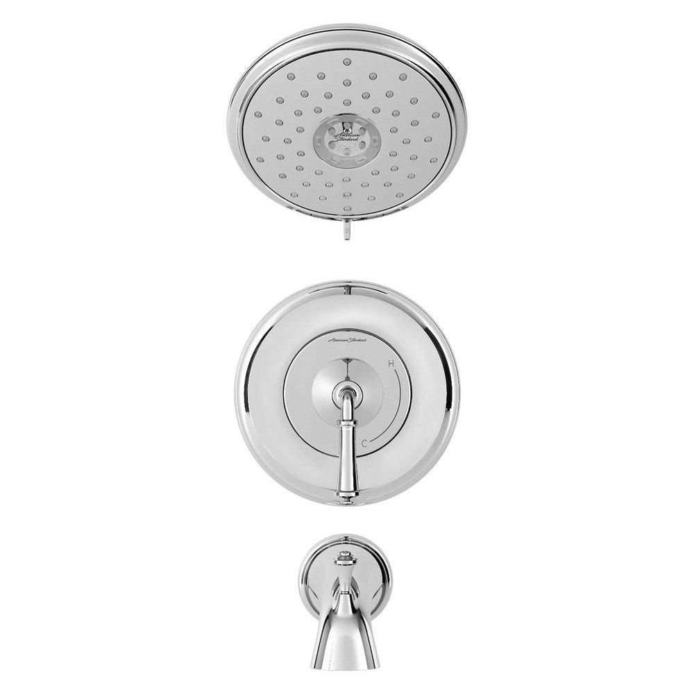 American Standard TU052508.002 Delancey Single Handle Multi Function Bathtub & Shower Faucet in Polished Chrome (Trim Only)