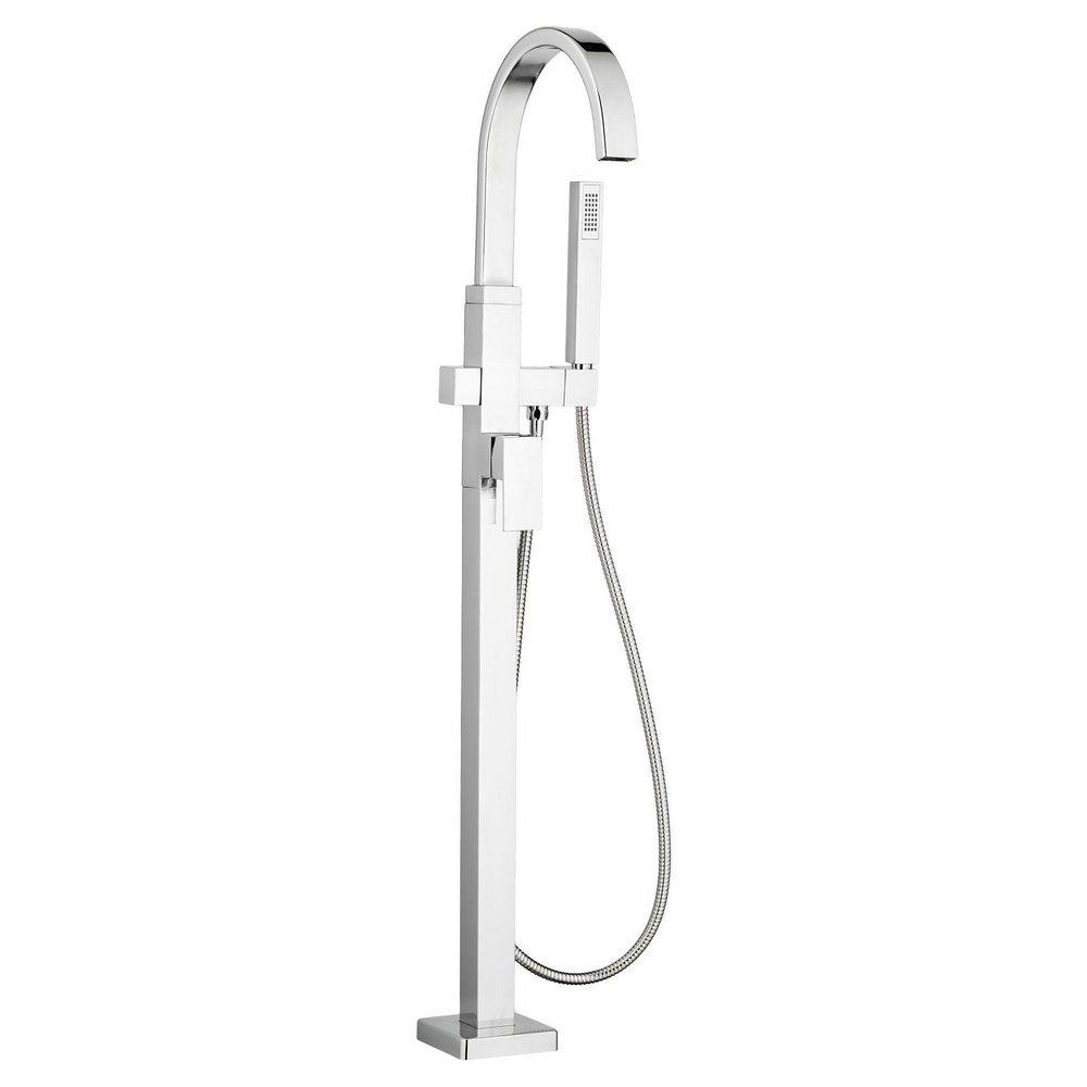 American Standard T184951.002 Contemporary Single Handle Lever Floor Mount Filler in Polished Chrome