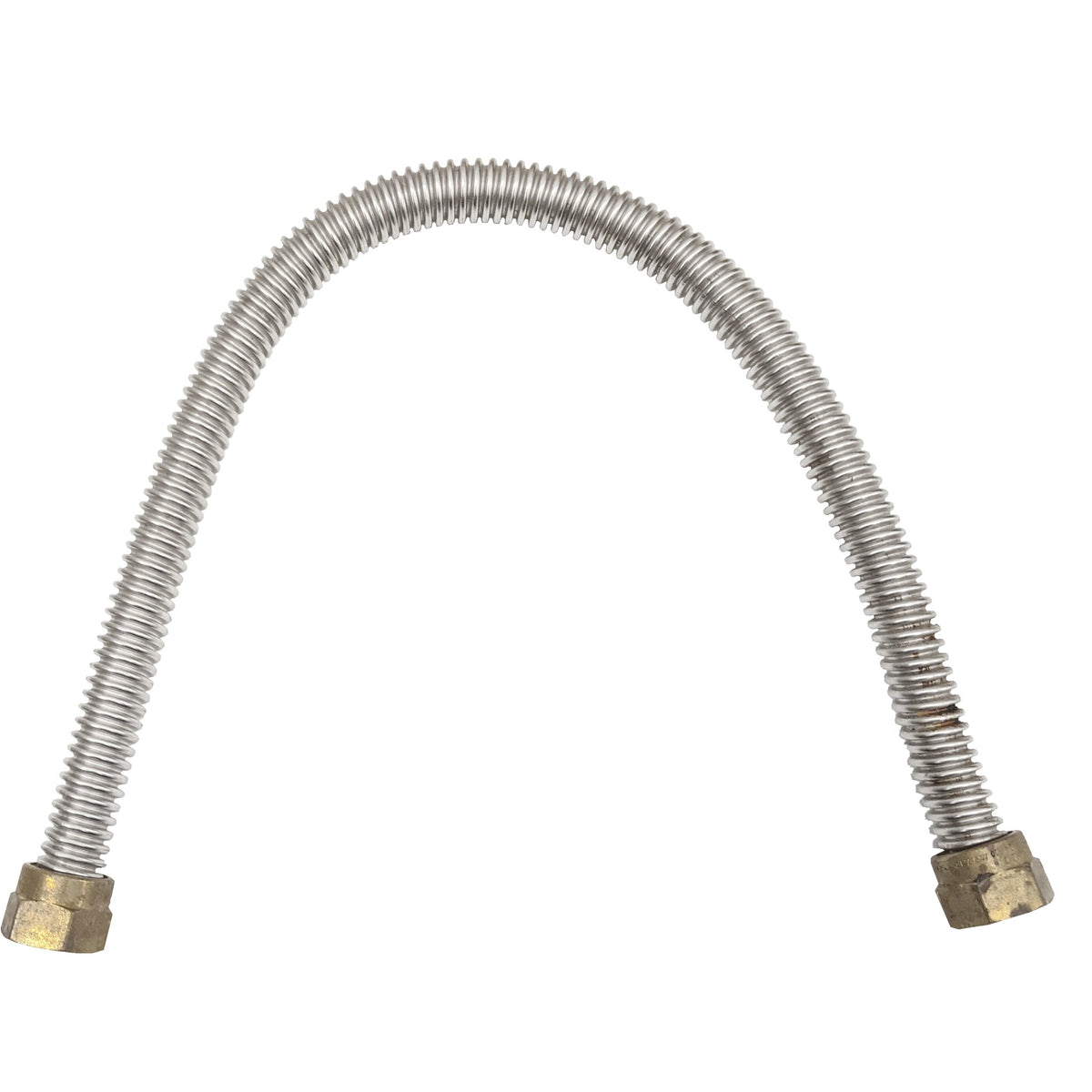 Dormont 10-3131-48 Flexible Gas Line Stainless Steel 3/8 ID-1/2 MPT x 1/2 x 48 MPT