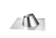 DuraVent 46DVA-F6 Direct Vent Flashing Adjustable Roof Flashing Galvanized Steel/Aluminum 4 x 6-5/8 in