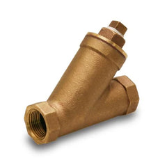 Everflow 100T112-NL | 1-1/2 Threaded Y Strainer With Plug Bronze Lead Free | 100T112-NL