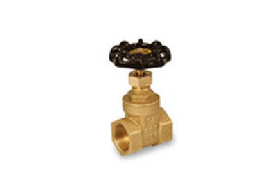 Everflow 205T012 1/2 IPS Brass Gate Valve UPC/NSF-61 Non-Potable Use Only