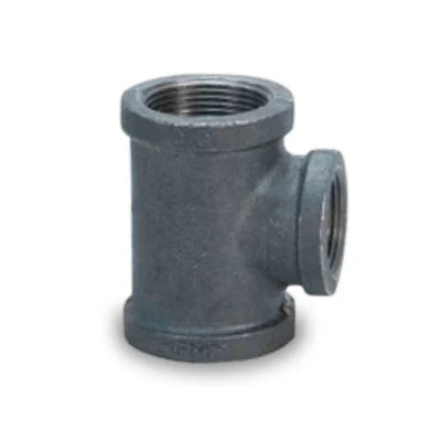 Everflow DIRT1414 | 1-1/4 X 1 X 1 Reducing Tee - 3 Size Ductile Iron | DIRT1414