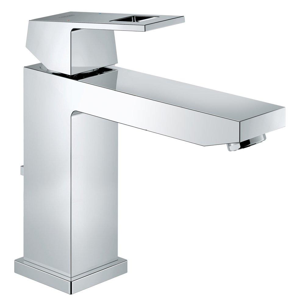 GROHE 23670000 Eurocube Single Handle Monoblock Bathroom Sink Faucet in Polished Chrome