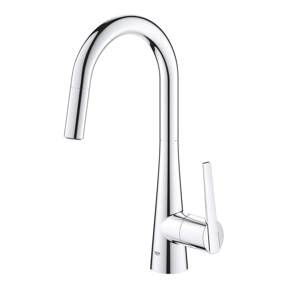 Grohe 32226003 Zedra Single Handle Pull Down Kitchen Faucet 1.75 GPM