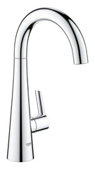 GROHE 30026002 Zedra Single Handle Lever Handle Bar Faucet in StarLight Chrome