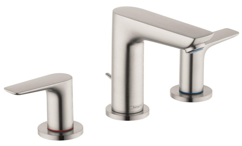 Hansgrohe 71733821 Talis E Two Handle Widespread Bathroom Sink Faucet in Brushed Nickel