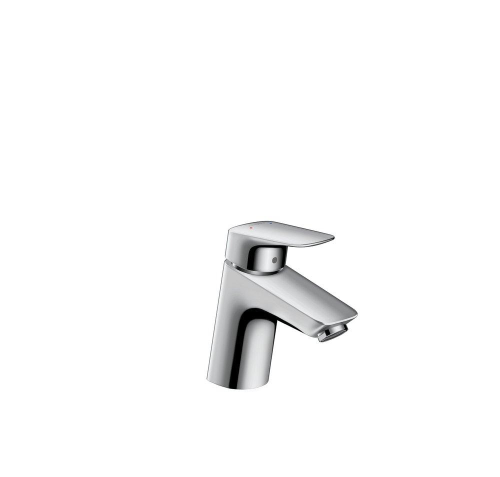 Hansgrohe 71070001 Logis Single Handle Monoblock Bathroom Sink Faucet in Polished Chrome