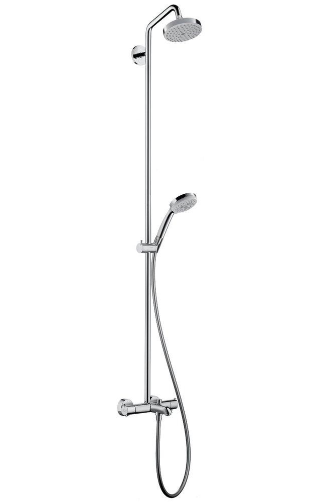 Hansgrohe 27143001 Croma Showerpipe Tub and Shower in Polished Chrome