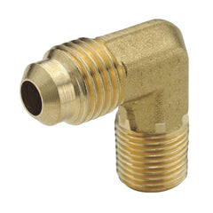 Holyoke Fittings 49-44 Brass 90 Degree Elbow 1/4 x 1/4 Flare x MPT