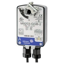 Johnson Controls M9203-GGB-2Z Actuator Damper Spring Return Electric 27 Inch LB Modulating 0-10VDC 90 Second Direct Coupled