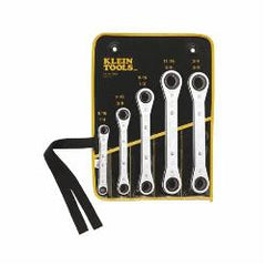 Klein Tools 68245 Reversible Ratcheting Box Wrench Set, 5-Piece