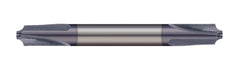 Micro 100 CRE-187-040 M100 .040R 3/16x2 3F Carb Corner Round Dbl End Mill