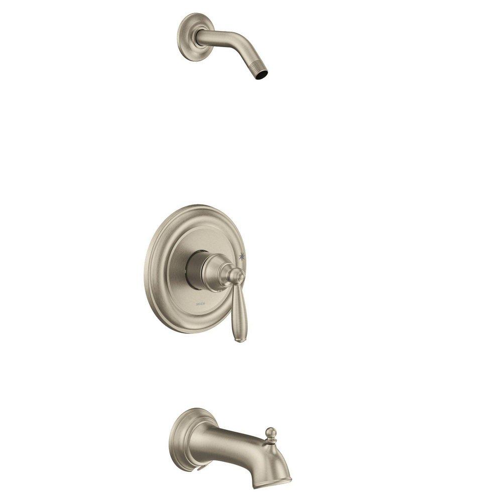 Moen UT2153NHBN Brantford M-CORE 2-Series Single Handle Bathtub & Shower Faucet in Brushed Nickel (Trim Only)