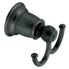 Moen YB5403WR Kingsley 2 Robe Hook in Wrought Iron