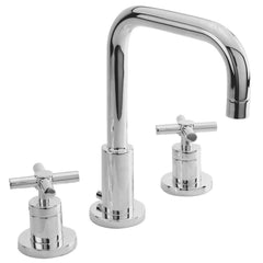 Newport Brass 1400/26 East Square Two Handle Widespread Bathroom Sink Faucet in Polished Chrome