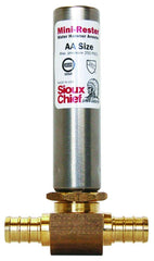 Sioux Chief 660-GTX2 Mini-Rester 1/2 in. Stainless Steel and Plastic F1807 and PEX Water Hammer Arrestor