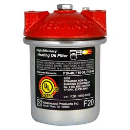 Westwood F20 Oil Filter Complete for 1A-25A 52 Pounds per Square Inch 17 Gallons per Hour