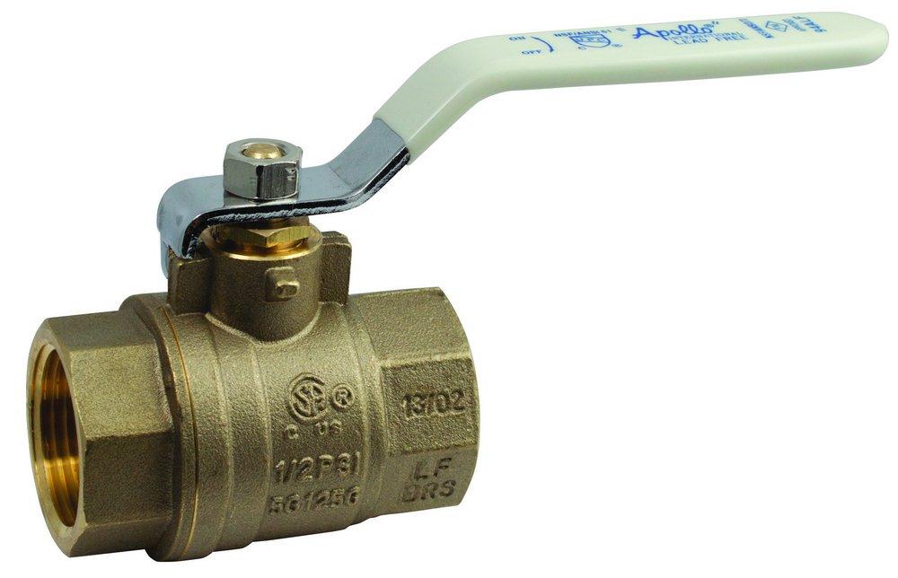 Apollo Valves 94ALF10901A 94ALF-A Series 2-1/2 in. Brass Full Port NPT 400# Ball Valve