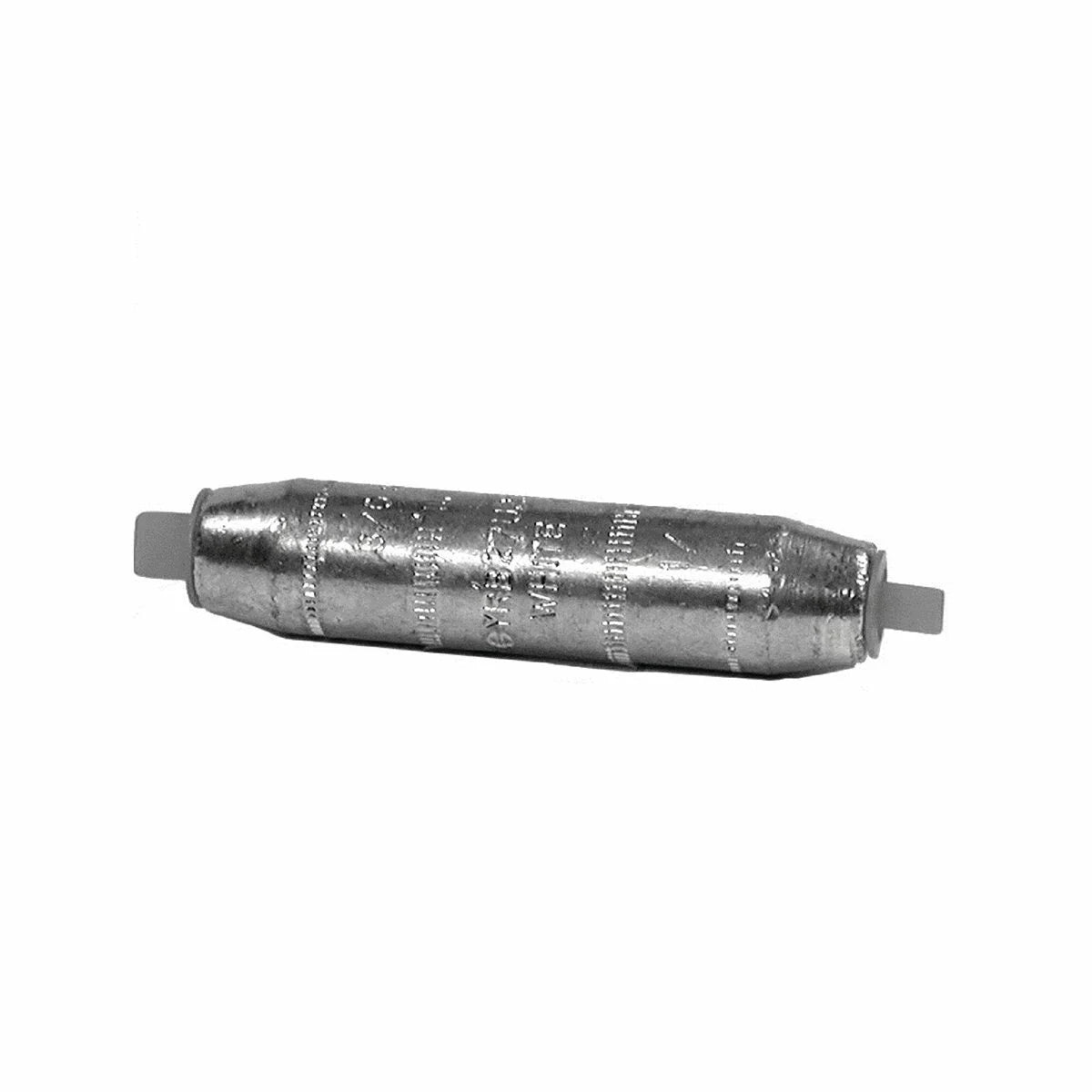 Burndy YRB28U26 AL Splice Reducer, Barrel A 4/0 AWG, Barrel B 2/0 AWG, AL9CU, Internal Chamfer, Tin Plated, Prefilled PENETROX?, End Caps, UL/CSA, 90?C, Up to 35kV, White Color Code, 298 Die Index