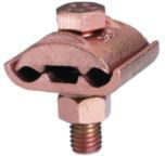 BURNDY GCL30 Cast Copper Alloy Ground Clamp, 4 Str. - 300, Cable to Bar