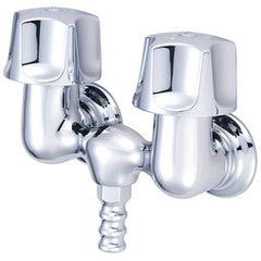 Central Brass 0210 Tub Filler Leg 3-3/8 Inch 2 Knob Polished Chrome